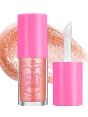 🌻 Too Faced Kissing Jelly Gloss in Shimmery Cream Soda New FullSz